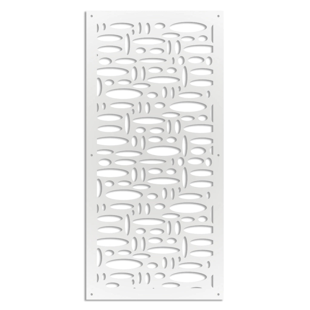 FLASHPOINT - Pannello in PVC traforato - Parasole Misura: 50x150 cm, Colore: bianco