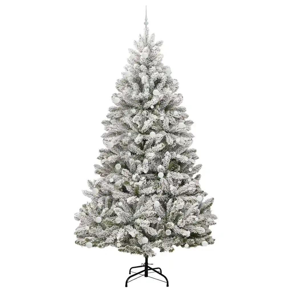 Albero di Natale | Decorazioni natalizie artificiale con 300 LED Verde e Bianco 270 cm