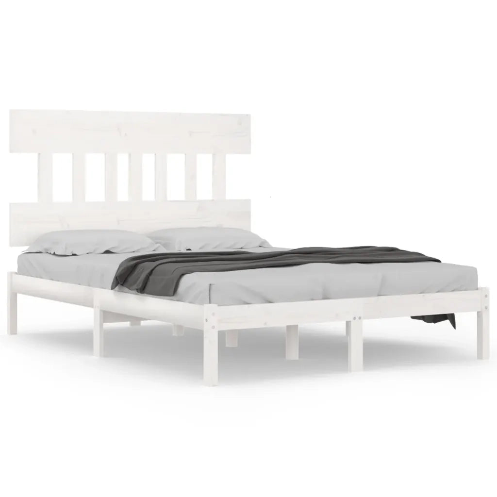 Giroletto Bianco in Legno Massello 140x200 cm 3104739