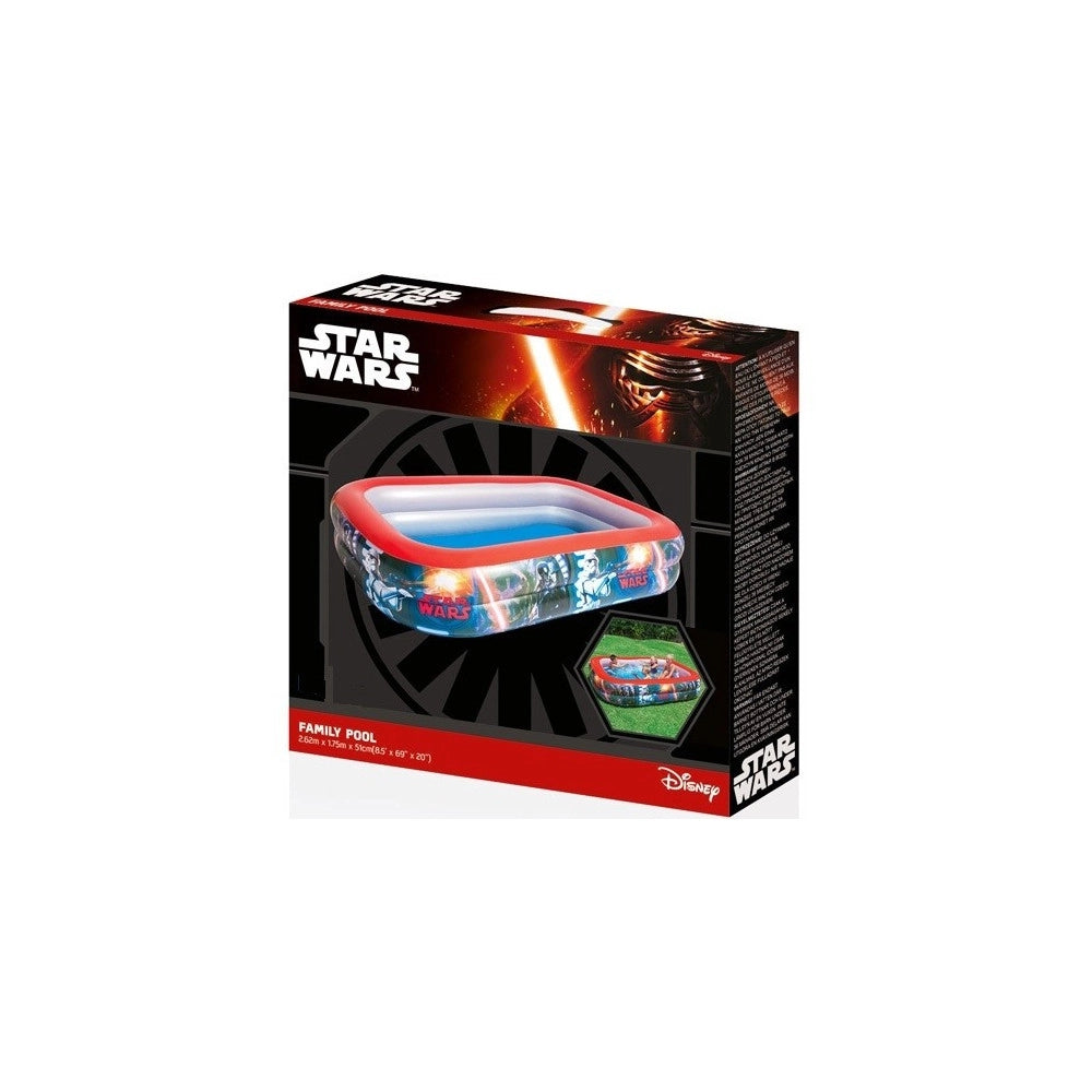 Trade Shop - Piscina Fuori Terra Gonfiabile Star Wars 262 X 175 X 51 Cm Giardino Esterno -