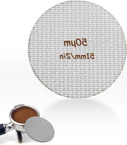 Piastra di schermo da 51mm - 50μm di precisione - Acciaio inossidabile - Mandrino portafiltro per espresso.