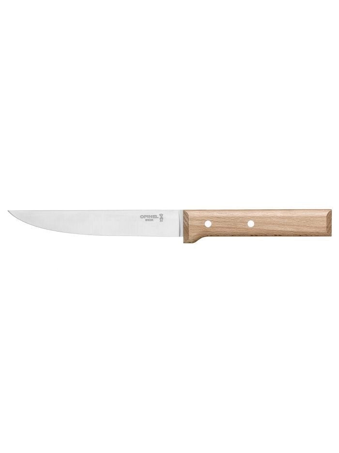 OPINEL 1820 Serie Paralle'le Coltello da Cucina Lama 16 cm Acciaio Inox X50CrMoV15 Manico in Faggio colore Legno