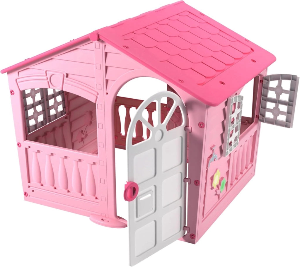 Casetta da giardino per bambini Casa per bambini di plastica per interno. Casetta per bambini da giardino. Robusta e res