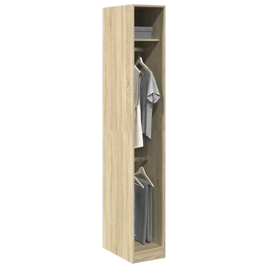 Armadio Rovere Sonoma 30x50x200 cm in Legno Multistrato