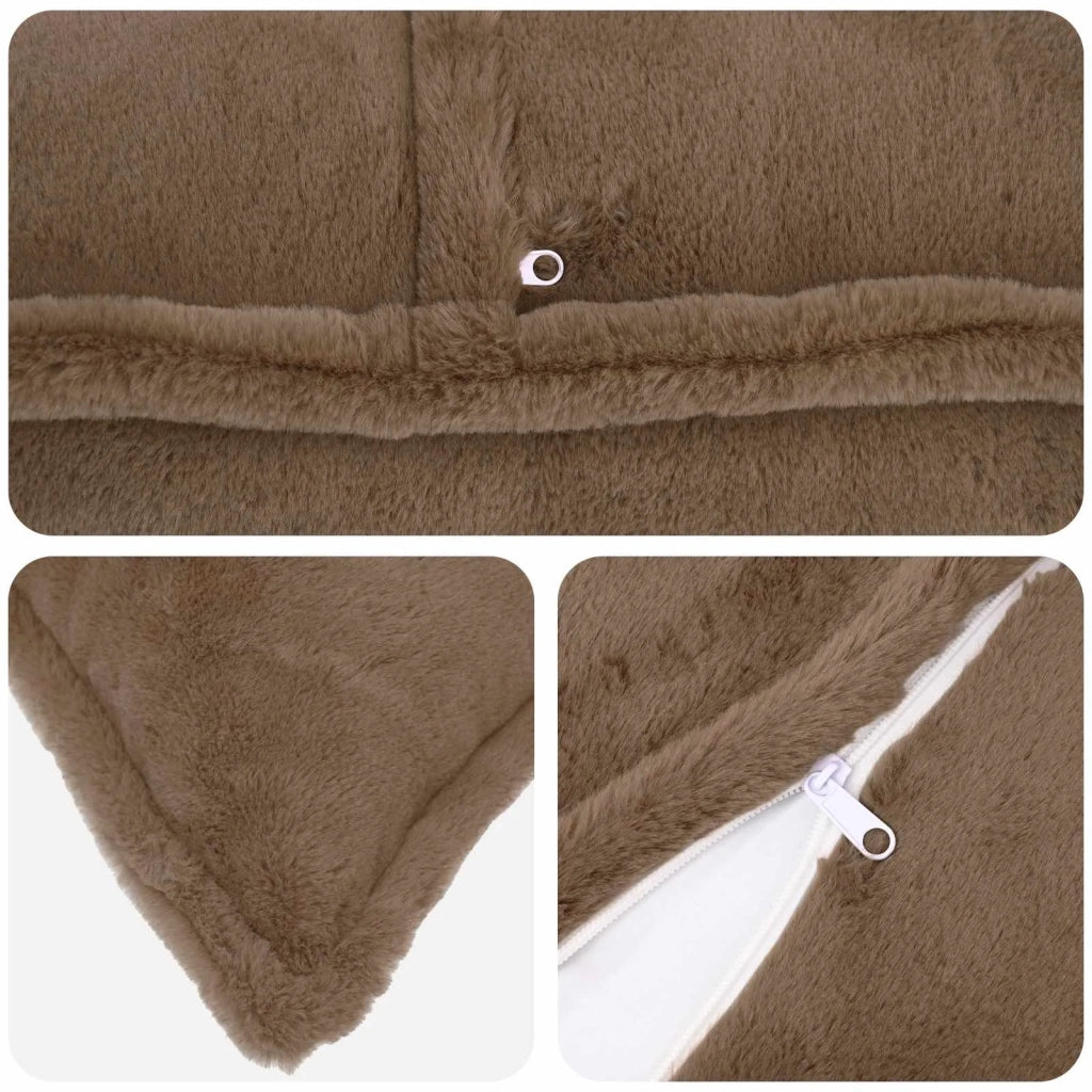Federa 2 pz HOUTEN Marrone Chiaro 55 x 55 cm 920603