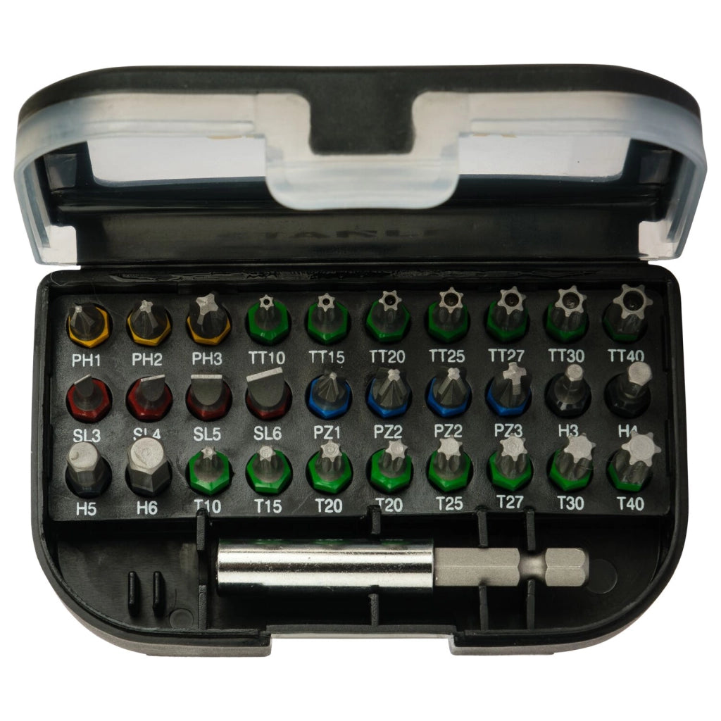 Stanley STA60490 Set Inserti Bit + Portainserti Magnetico 31 pezzi