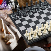 Tavolo da Scacchi - Tavolo da Scacchi con Piazze - Gioco di Famiglia - Set da Scacchi - Tavolo da Scacchi - Regalo di Natale - Regalo di Santo Nicola - Regalo per Donna - Regalo per Uomo - Regalo per Bambino - Regalo