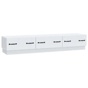 Mobile TV Bianco 147 x 34,5 x 27 cm Legno ingegnerizzato 895395