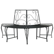 Panchina per Alberi 4-Numero di posti 160 x 80 x 89 cm Acciaio 42029524