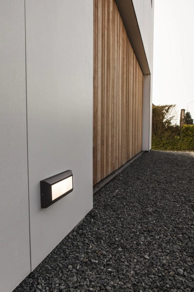 Applique esterna Helena nera Lutec LED 11W 3000K IP54