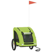 Rimorchio da Bici per Animali Verde Oxford e Ferro CFW1041169