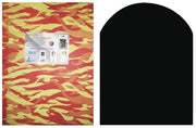 pedana salvapavimento sotto stufa a legna e pellet cm. 60x80 pedane