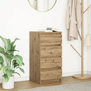 Credenza Rovere Artigianale 37,5x35x76 cm in Legno Multistrato 861759