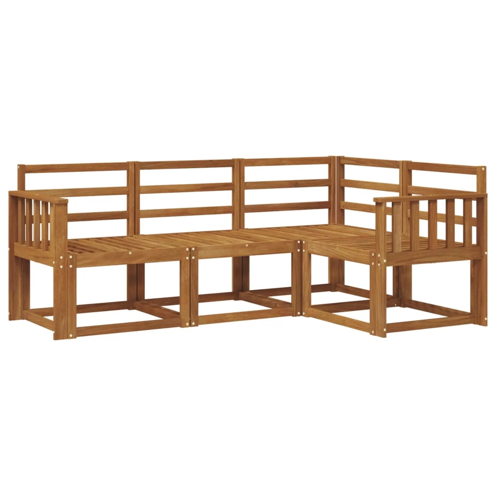 Set di divani da esterno 4 pcs Naturale 3366317