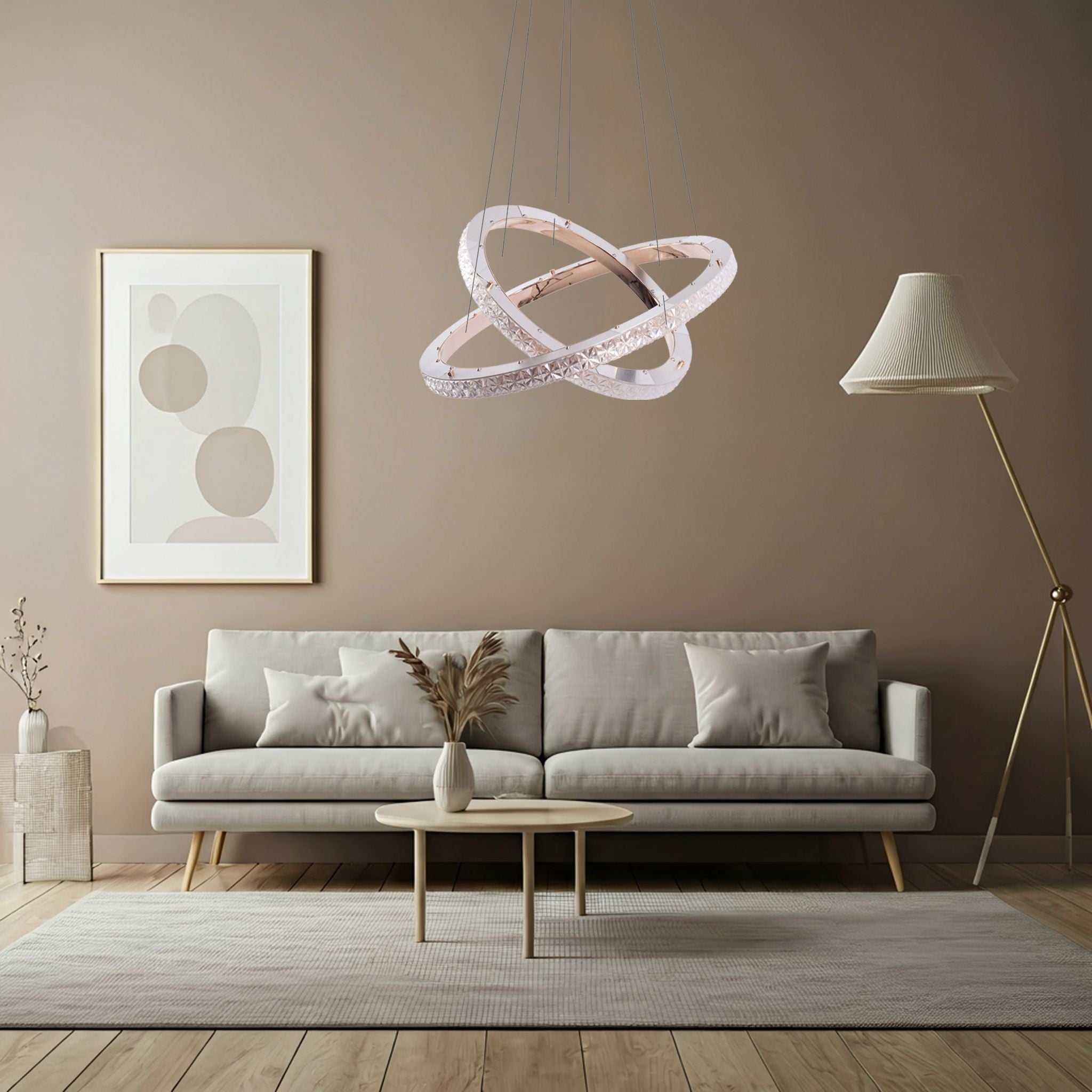 Lampada Led Ms011-cp Rose Gold 59cm