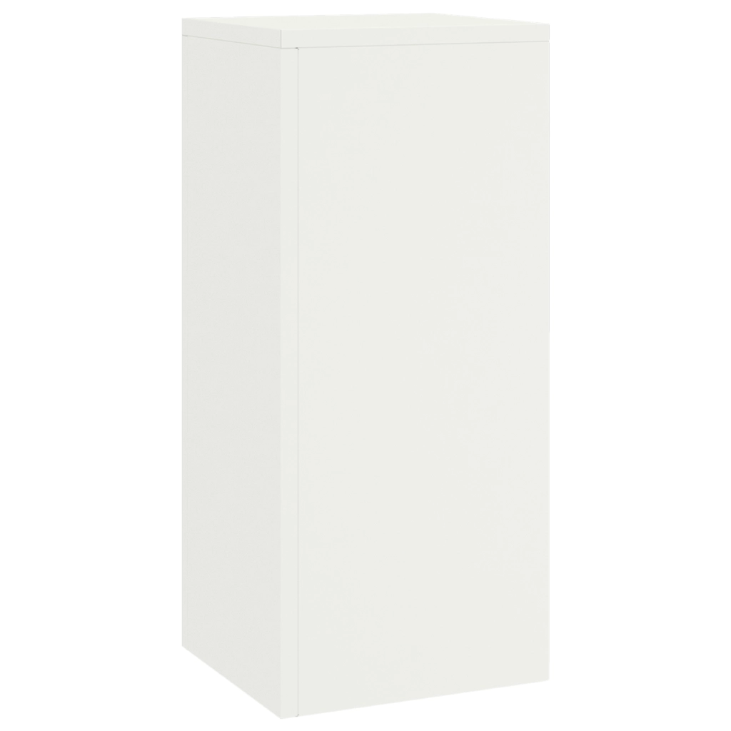 Set di 2 Supporti per Piante da Esterno in bianco, 24x24x55 cm, Acciaio