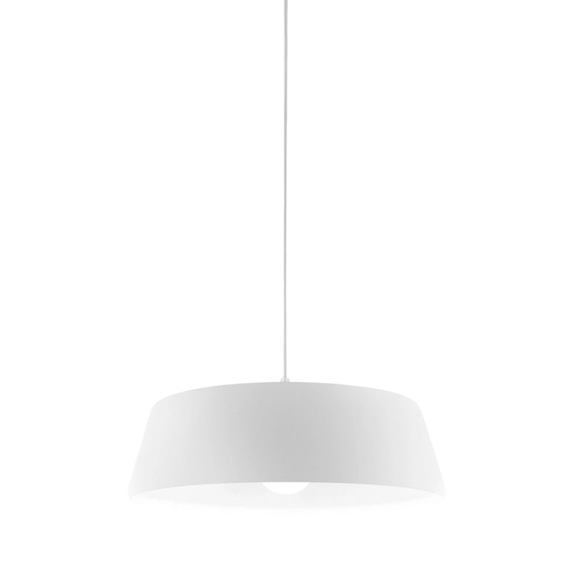 Blanca - Lampada a sospensione bianca 1XE27 max 1X60W IP20 - Lampada da soffitto con design moderno in alluminio - Attacco E27