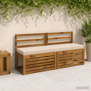 Cuscino per panchina SOEST 100% Poliestere Crema 949798
