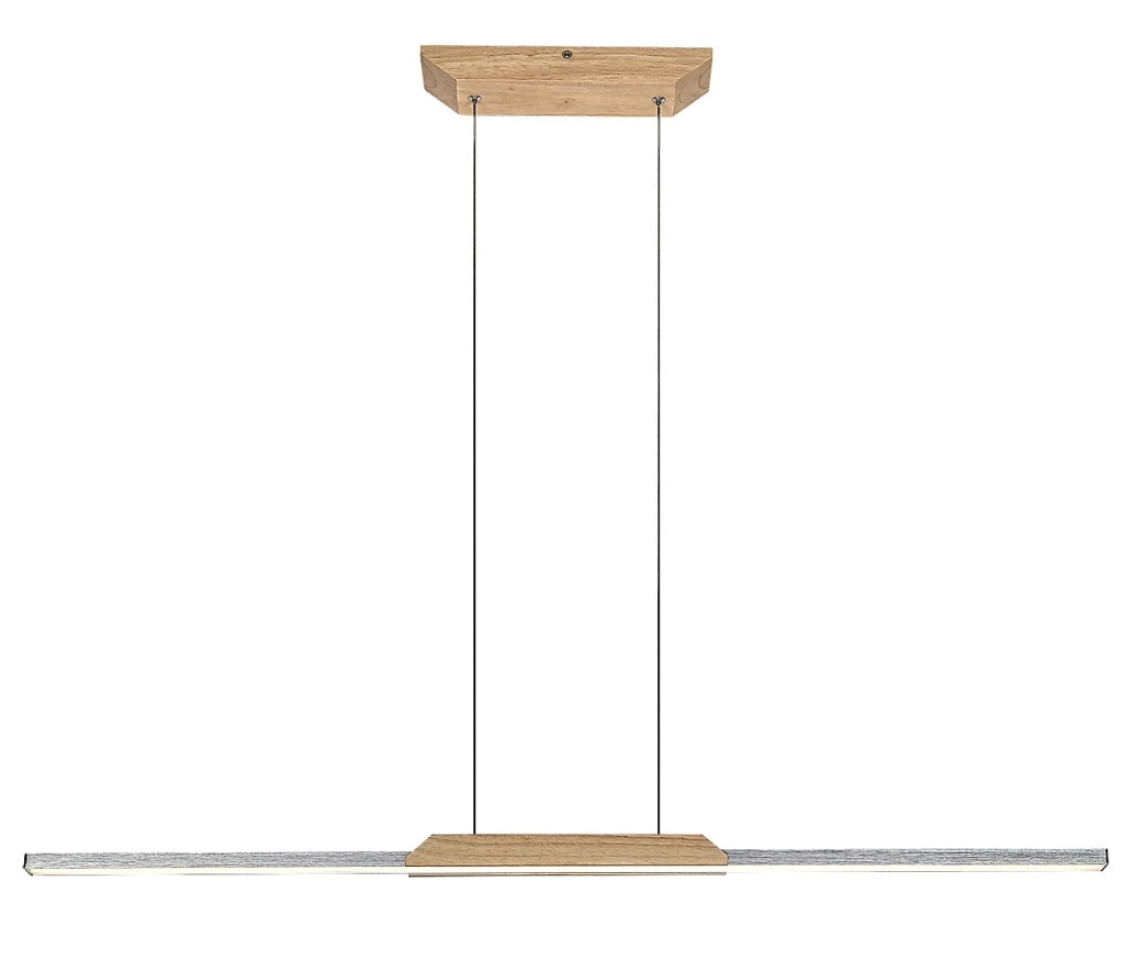 Lampada a sospensione LED 26W 4000K faggio Rabalux Tamur