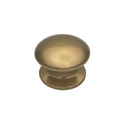 Pomolo fisso per porta SAGUATTI 173/80CB in alluminio bronzo lucido