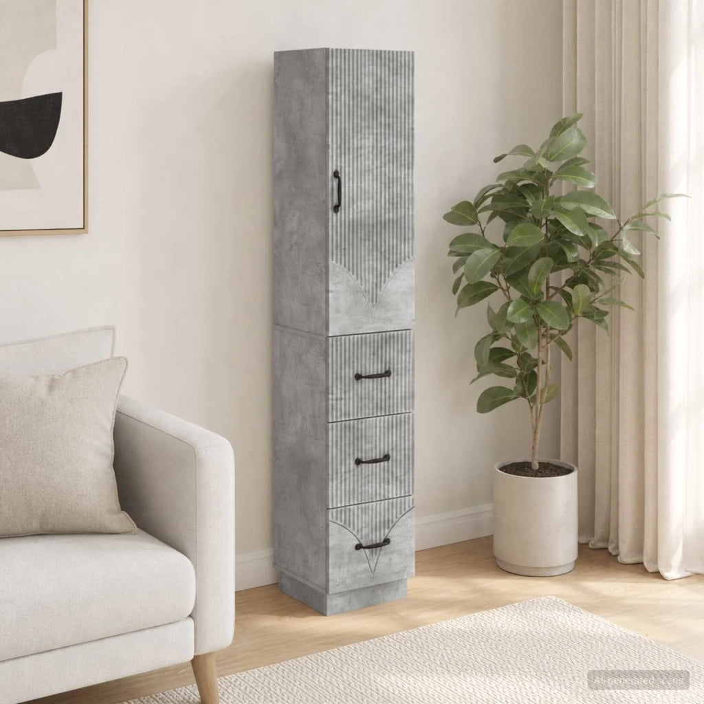 Set di armadi 2 pcs Grigio Cemento 33 x 34,5 x 87 cm 3416811