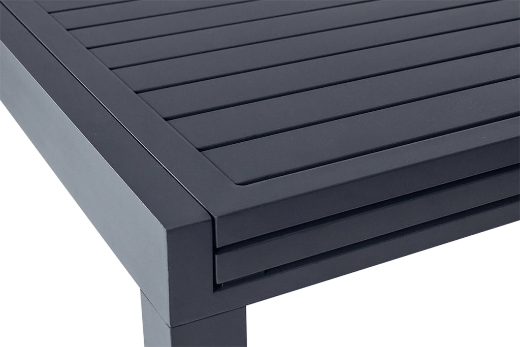 Tavolo da giardino allungabile grigio antracite 135/270 x 90 cm - Ares - TA05ARME