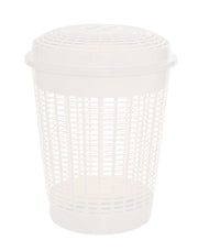 CESTONE MULTIUSO PABLO FORATO CON COPERCHIO CAPIENZA 60 LT COLORE BIANCO