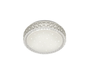 Plafoniera LED, acrilico, bianco, 28,6x8,6x28,6 cm, Pegasus