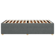 Giroletto senza Materasso Grigio Scuro 90x190 cm Tessuto