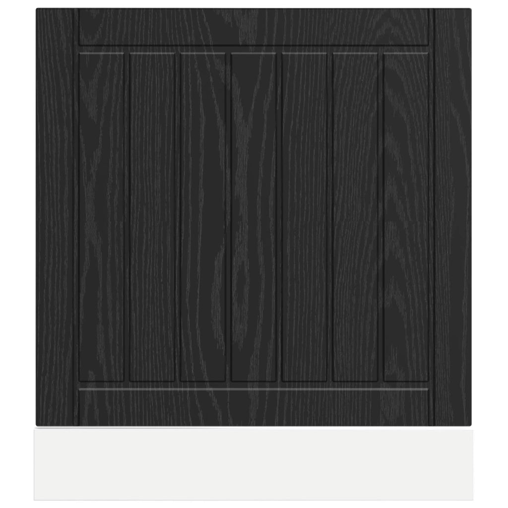 Pannello lavastoviglie LUCCA Rovere Nero 60 x 1,5 x 57 cm