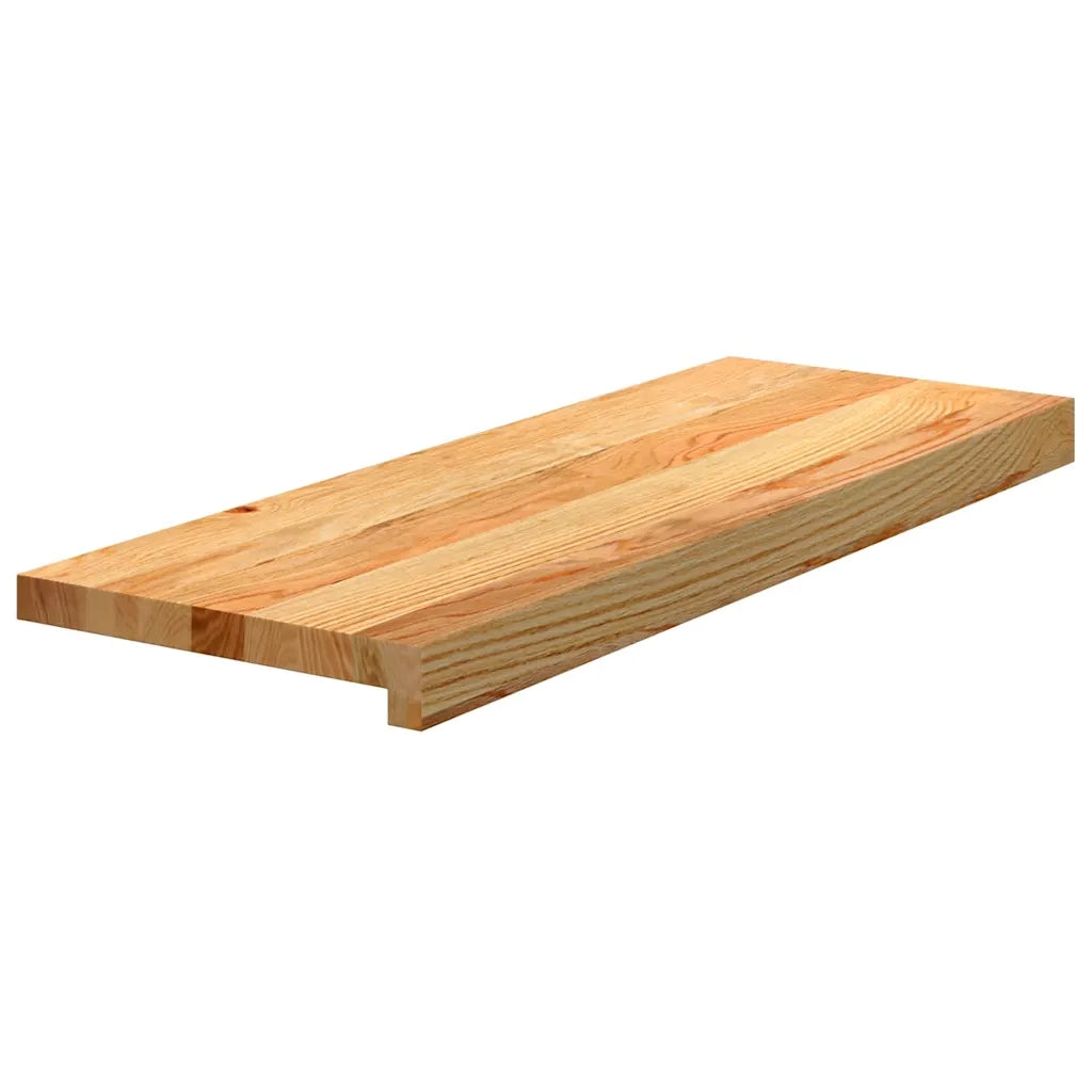 Gradini 4 pz Marrone Chiaro 70x25x2 cm Legno Massello Rovere