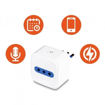 Presa Intelligente Smart Wi-Fi 10A App Smart Life Alexa Google Home Italiana