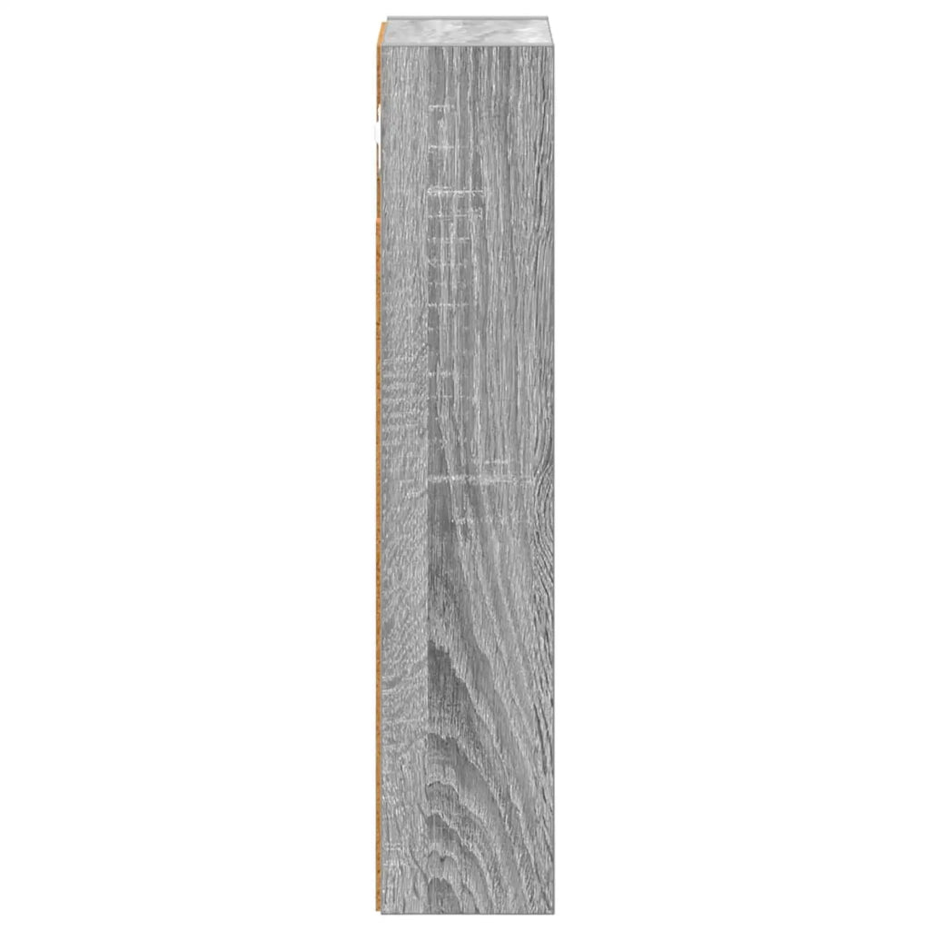Armadio da bagno a muro Sonoma grigia 20 x 10 x 50 cm 889284