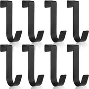 8 pezzi di maniglione in acciaio inossidabile universale - impermeabile - per sopra la doccia - 21 cm - nero opaco - maniglione per la stanza da bagno.