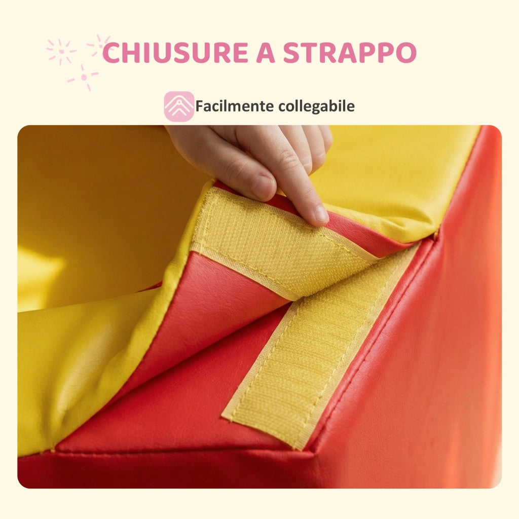 Set Costruzioni Morbide per Bambini 1-3 Anni da 6 Pezzi ¨C zephmum ¨C Multicolore