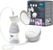 Borstopolatore elettrico per allattamento materno 1287X ricaricabile 3 modalità incluse 5 flaconi di latte - 1 adattatore per fissaggio del borstopolatore alla sacca - 10 accessori per allattamento