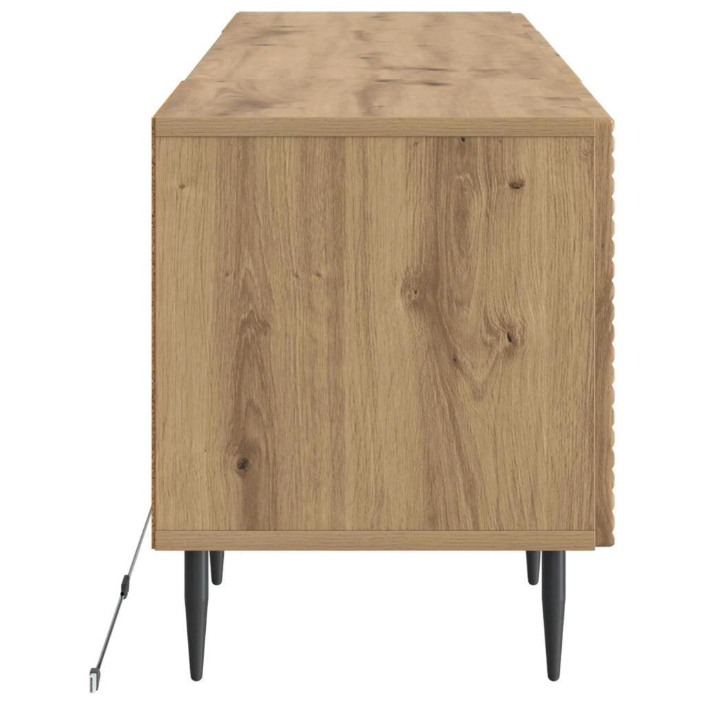 Mobile TV LED Rovere Artigianale Legno ingegnerizzato 896914