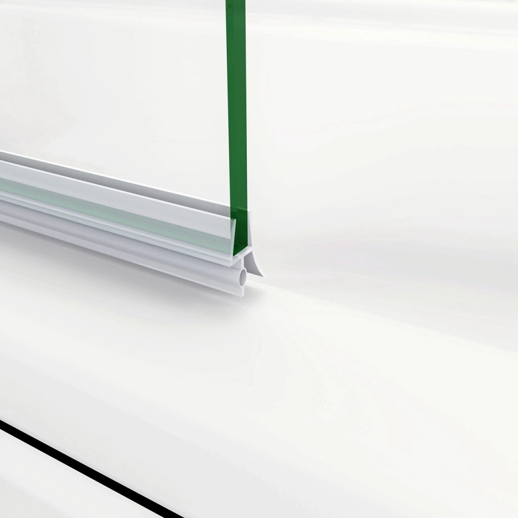 Parete Doccia Per Vasca da Bagno 130x140 cm 3 Ante Movibili Pieghevoli a Libro in Vetro Temperato 6 mm Trasparente Anticalcare Telaio Cromo Lucido