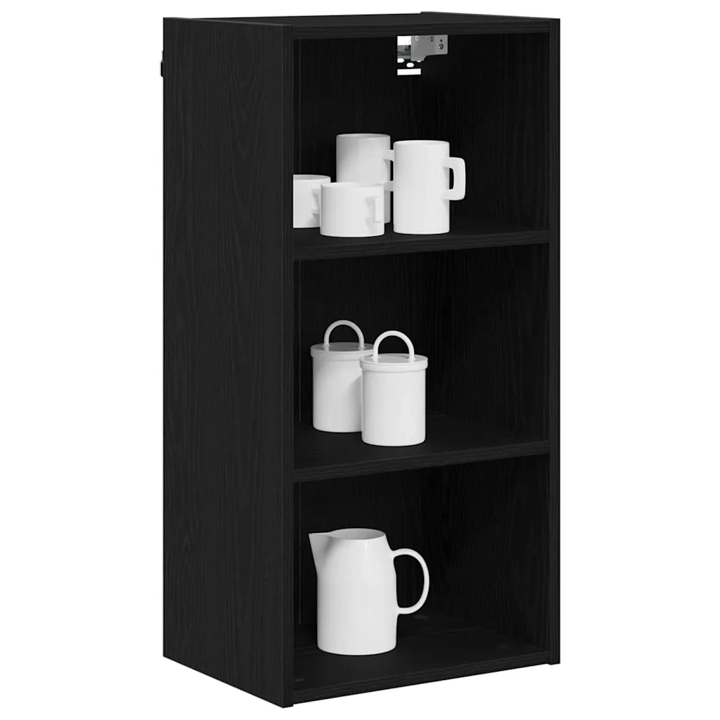 Armadio pensile Rovere Nero 40 x 29,5 x 80 cm Legno multistrato