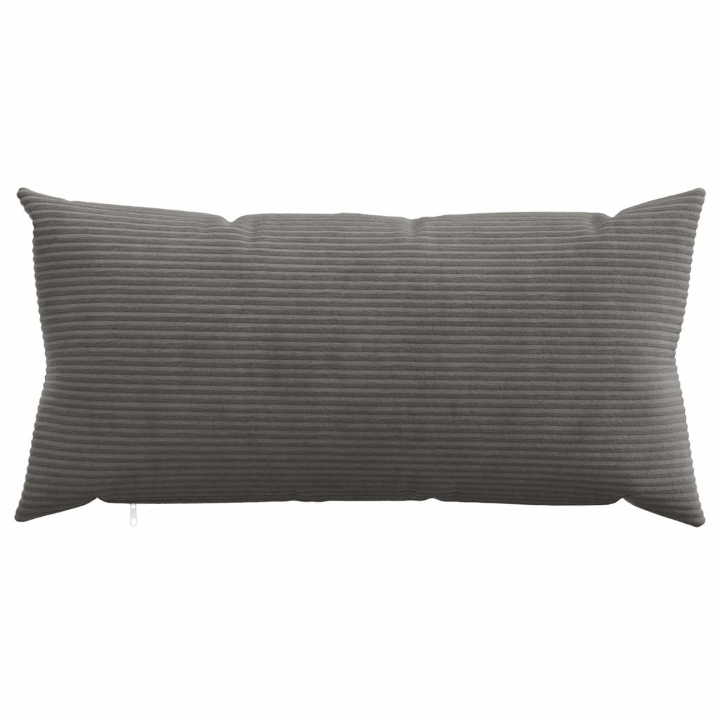 Federa 6 pcs HEERLEN Grigio Scuro 40 x 70 cm corduroy 909534