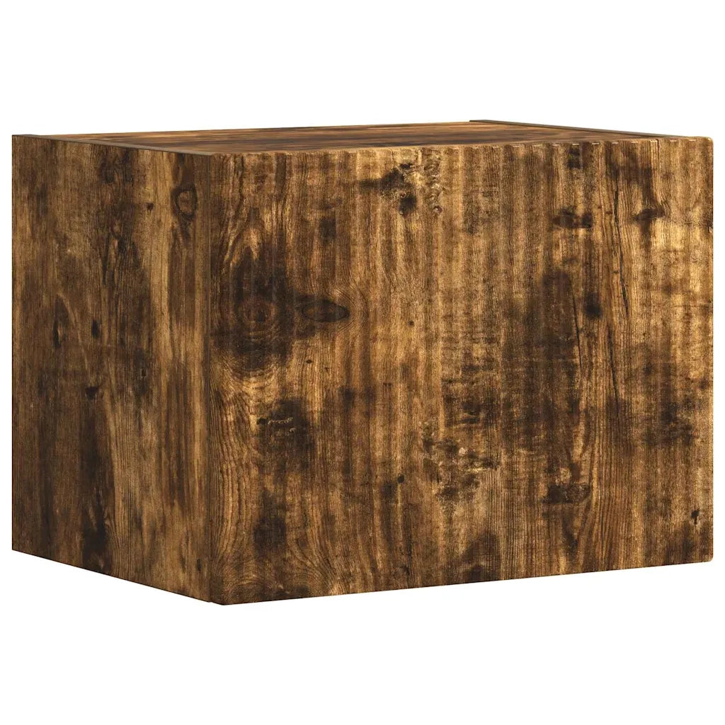 Mobile TV da parete-Mobile TV a Muro-Credenza TV Rovere fum¨¦ 60 x 31 x 29.5 cm 239306