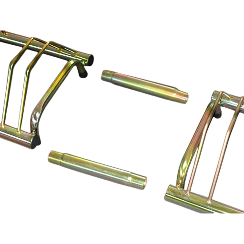 Andrys Tubo di Connessione per Rastrelliere Porta Bici Argento