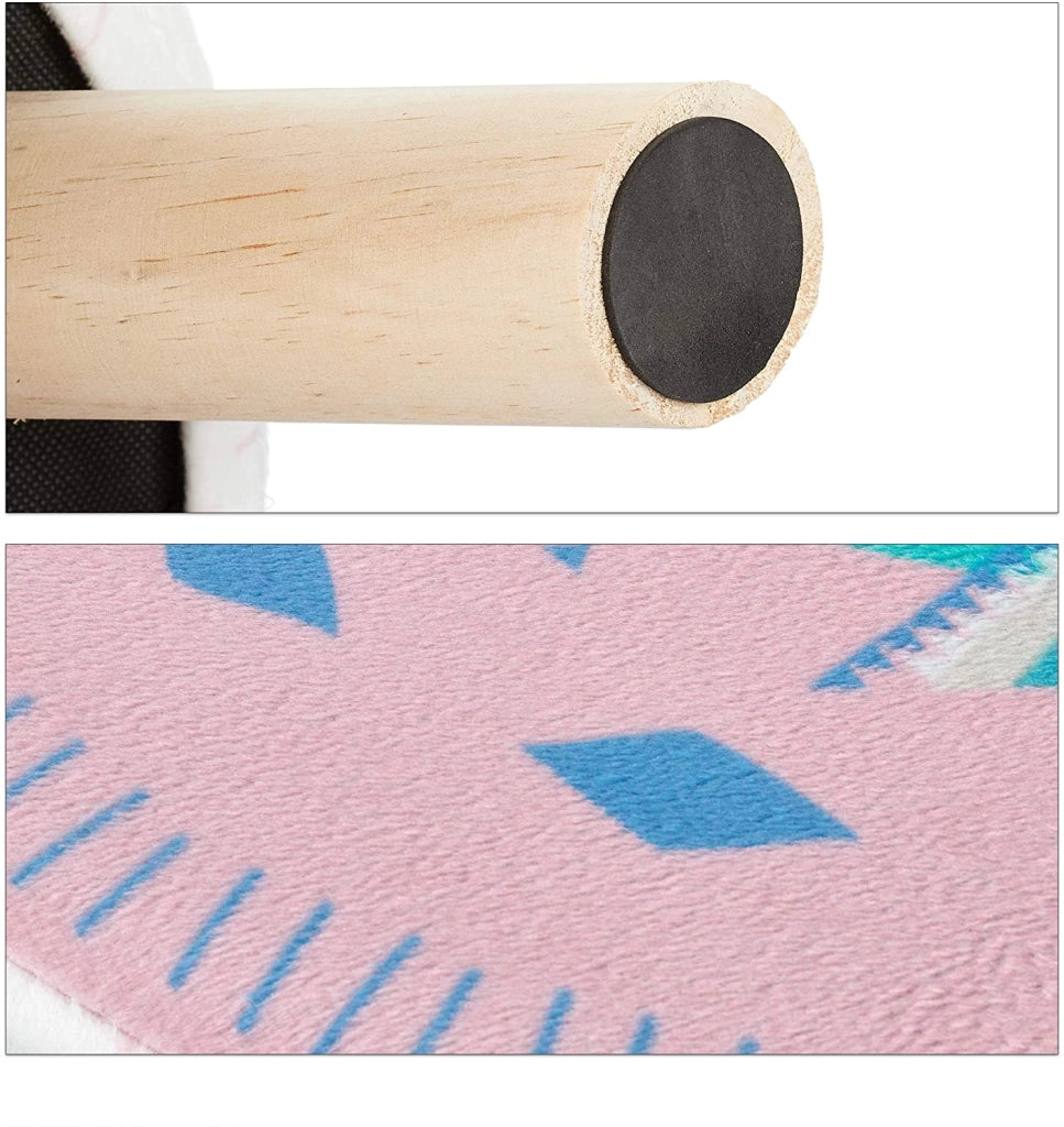 Sgabello per bambini a tema animali bianco e rosa 13_0002752_2