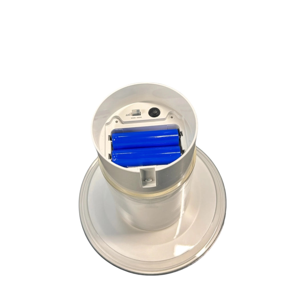 Lampioncino LED solare IP65 con CCT 3000K-6500K, batteria al litio 4Ah, intensità regolabile e accensione automatica al tramonto, design moderno ed efficiente