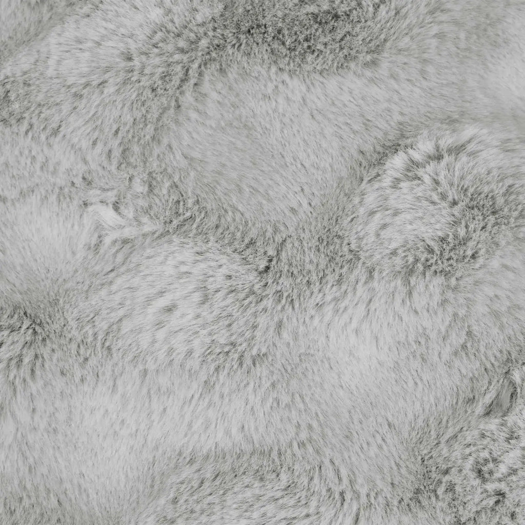 Coperta antiscivolo in sintetica di coniglio Olite 4 pcs Grigio 42021814