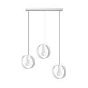 Pure Lume LOFTEN lampadario anello bianco metallo 3xE27