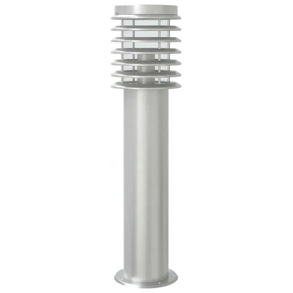 Lampada da Terra per Esterni Sensore Argento 60 cm in Acciaio CFW5510954