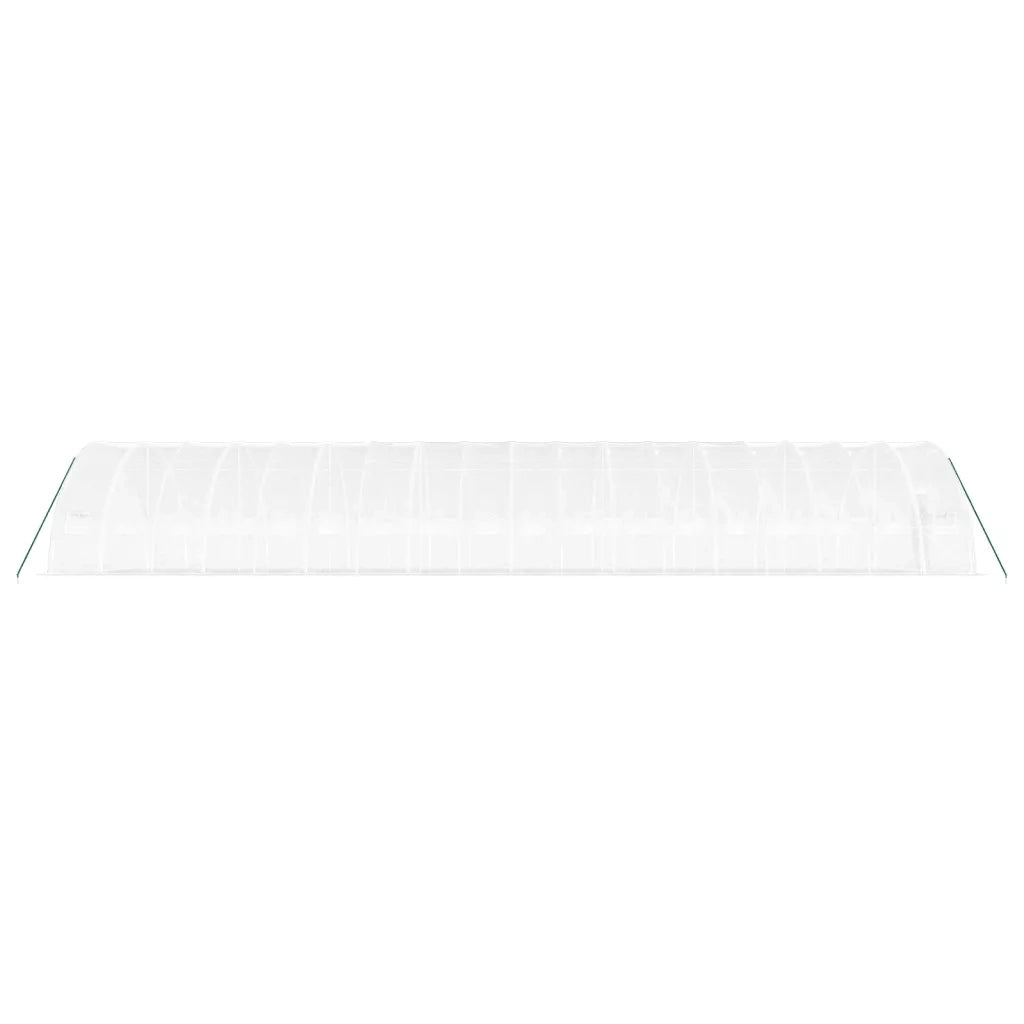 Serra con Telaio in Acciaio Bianco 108 m² 18x6x2,85 m 3188123