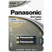 Panasonic LR03EPS-2BP Everyday Power Batteria Alcalina AAA LR03 1.5V 2 pezzi