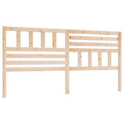 Testiera | Testata per Letto 186x4x100 cm in Legno Massello di Pino